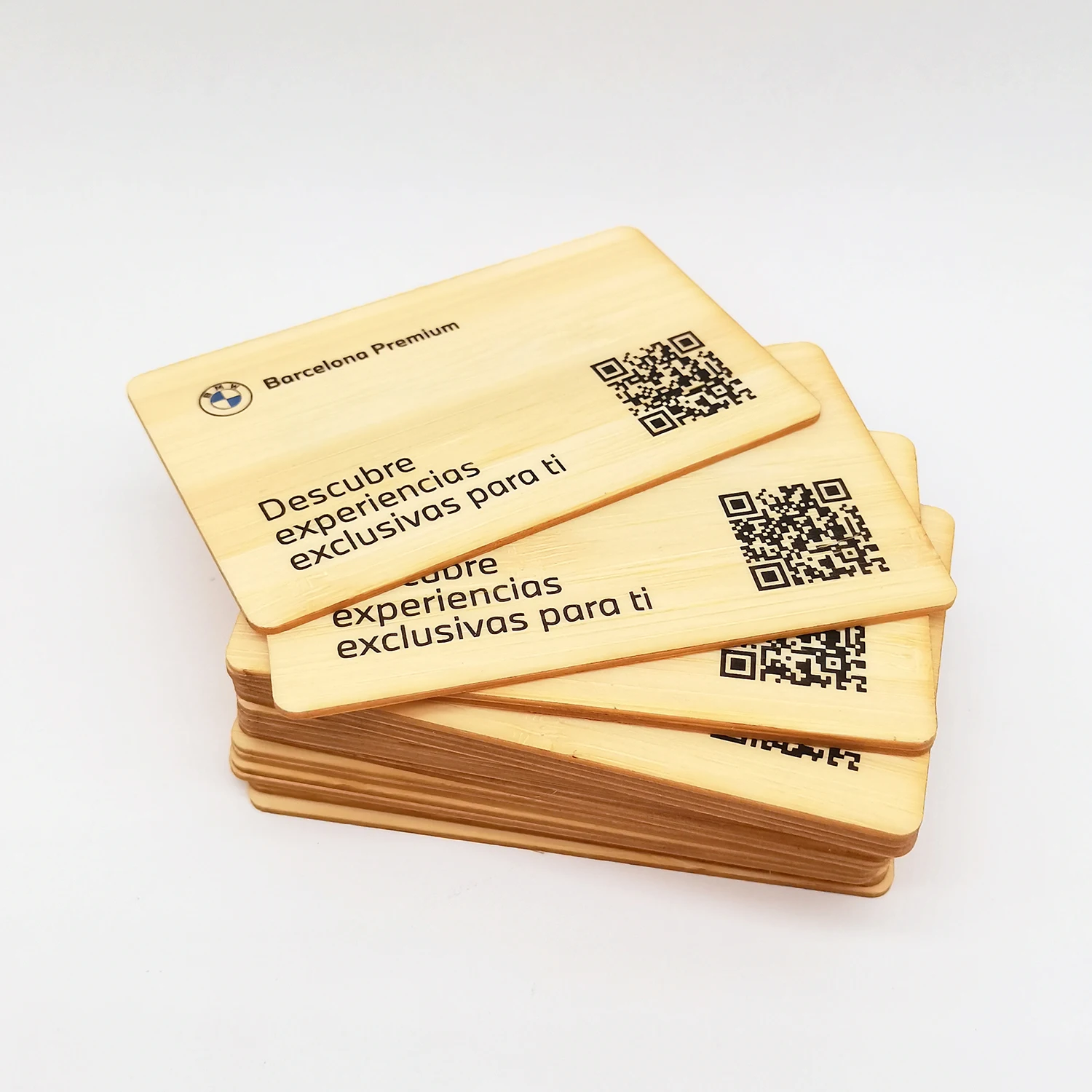 ECO friendly Customized URL Programmable Wood NFC business card