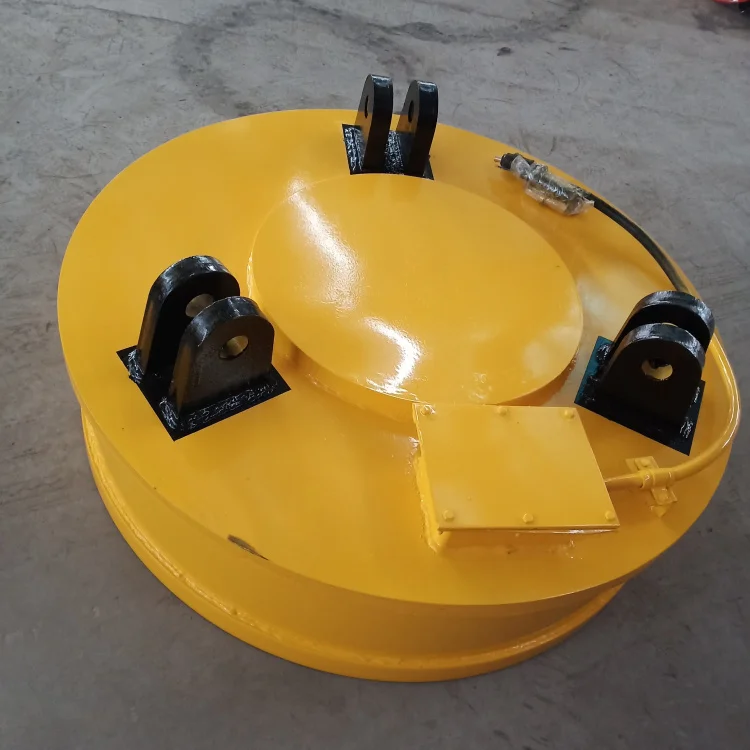 Crane Electric Magnet Use for Lifting Scrap Irons Circular Lifting Electromagnet for Excavator New Product 2020 Customised PLC