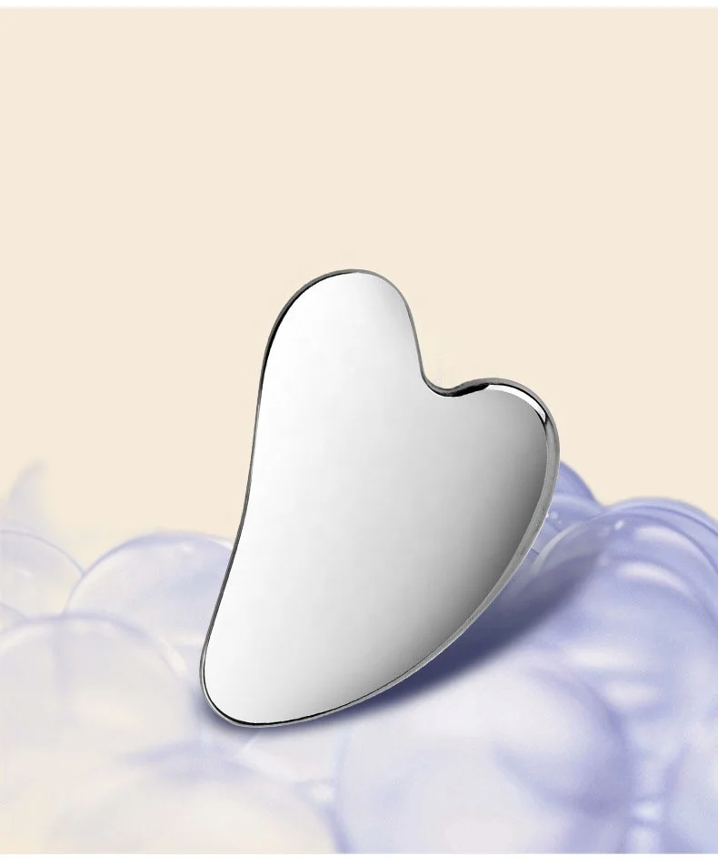 Popular Mini Heart Shape Makeup Spatula Stainless Steel Makeup Cosmetic Apply Foundation Spatula