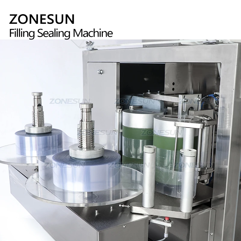 ZONESUN ZS-FS120 5 головок перистальтический насос монодоза полоса трубка однократно пластиковая машина для наполнения запечатывания