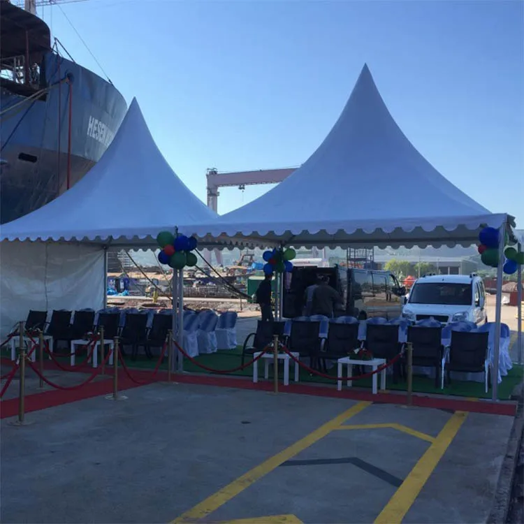 Factory Direct Sale 5X5M 6X6M Gazebo Marquee Pagoda Tent Trade Show Tent