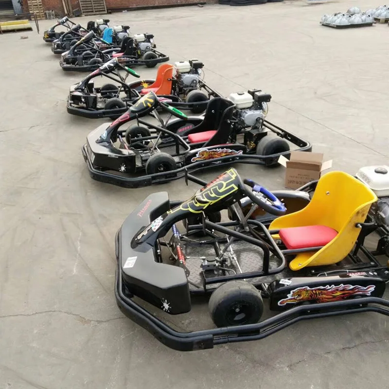 Дешевый бензиновый гоночный карт 200cc внедорожник для взрослых Электрический Одноместный караттинг