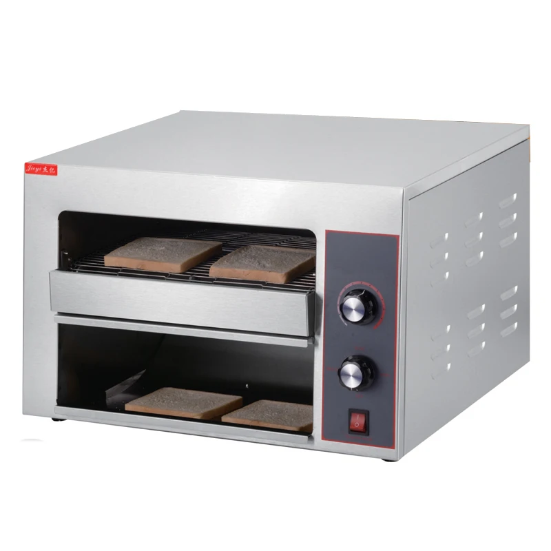 manufacturing commercial chain conveyor bread toaster professional sandwich toaster for restaurant breakfast