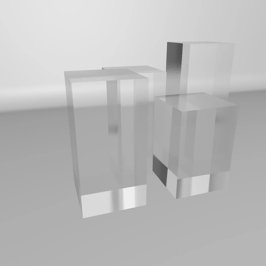 Customized Acrylic Block Lucite Base in customized size