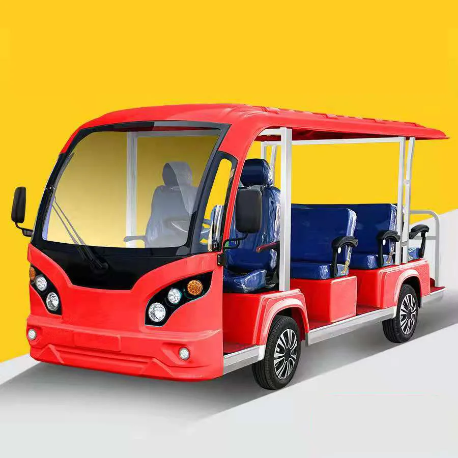 Hot Sells Ce-approved Electric Tour 11 passengers Sightseeing bus&car electric tourist vehicles