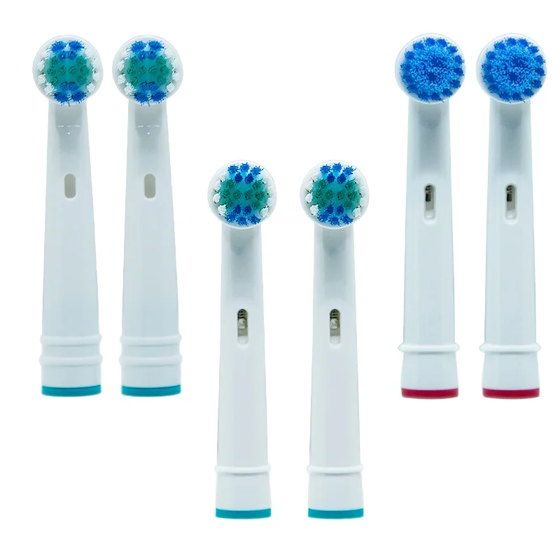 Насадки для электрической зубной щетки oral b Cross action и SB17A 4