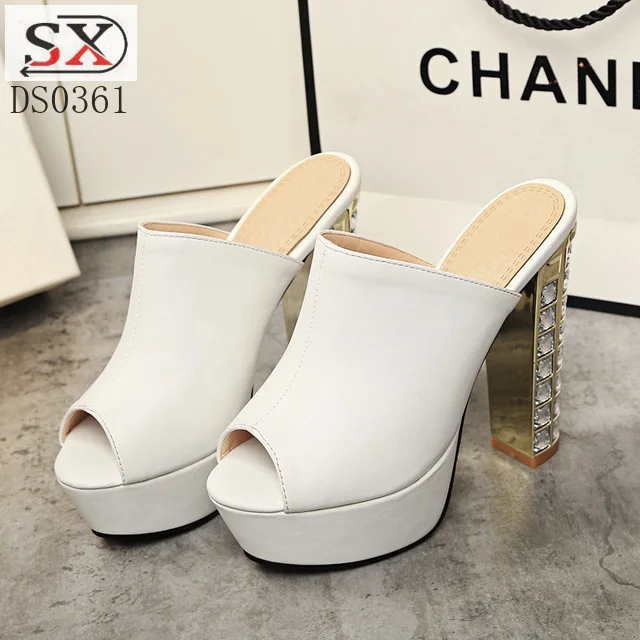 Spring and summer new sandals fish mouth waterproof platform super high heel womens shoes wholesale custom single shoes