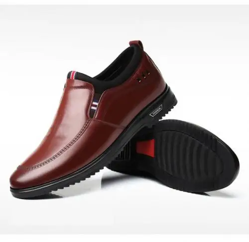 
 Новое поступление, модные кожаные повседневные туфли для мужчин, увеличенные по размеру, на выбор 428741  