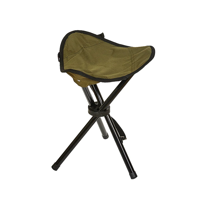 Hanser LC-02B-35 Portable Outdoor Travel Foldable Stool High Quality Picnic Stool Iron Folding Beach Chair For Camping Hiking