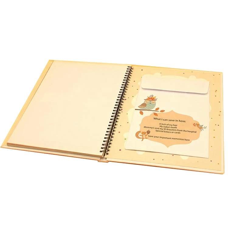 Custom Print First Year Baby Memory Record Book and Baby Journal Book printing