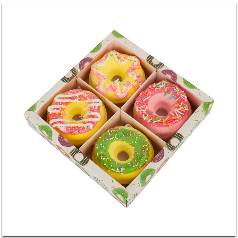 Оптовая продажа, ODM/OEM, соль для ванны, мяч для ванны, Пончик, увлажняющий Кондиционер, солевой шар, набор натуральных ароматов