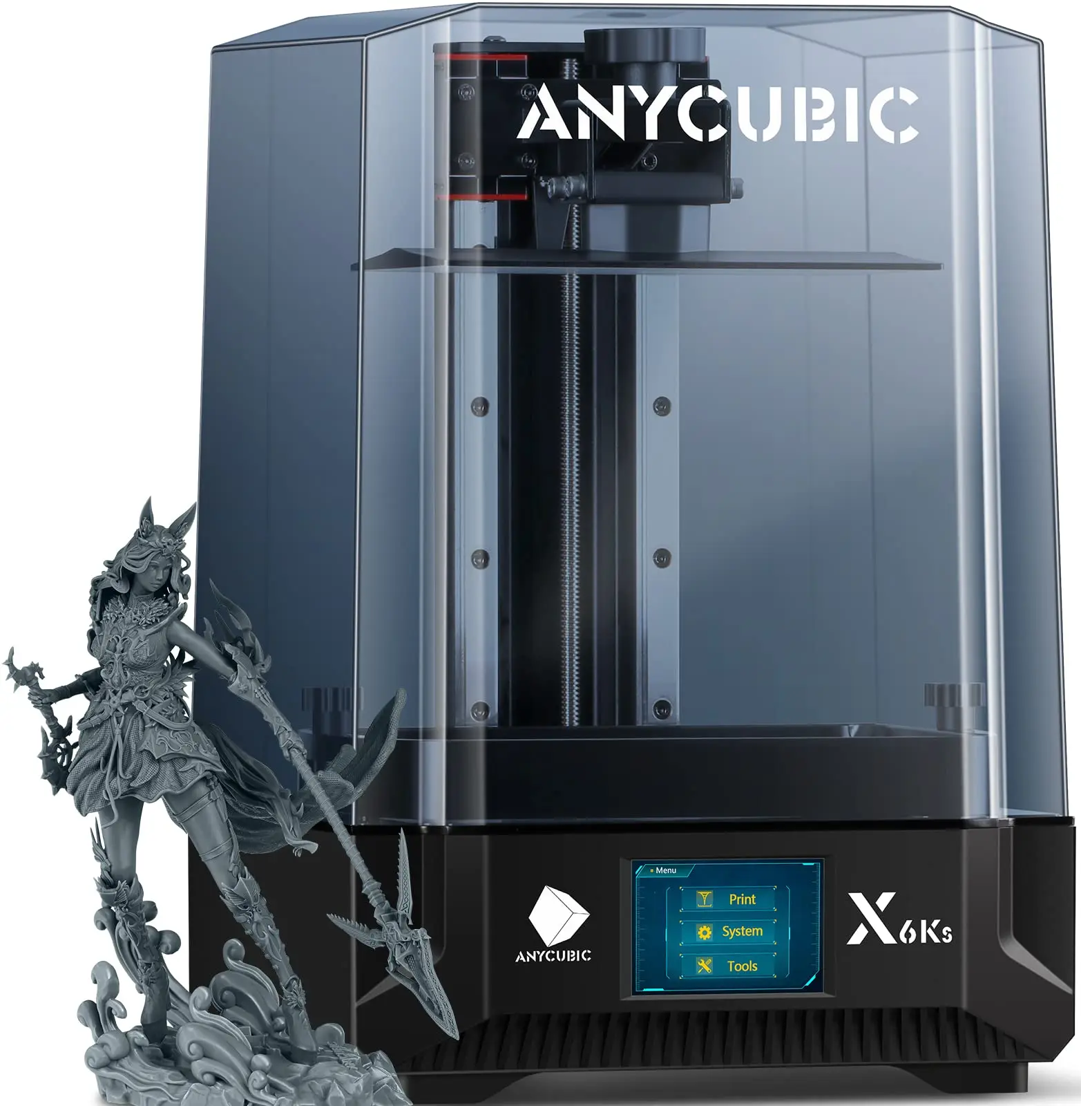 ANYCUBIC Photon Mono X 6Ks Resin 3D Printer with 9.1inch LCD SLA Resin Printer with Upgraded LighTurbo Matrix