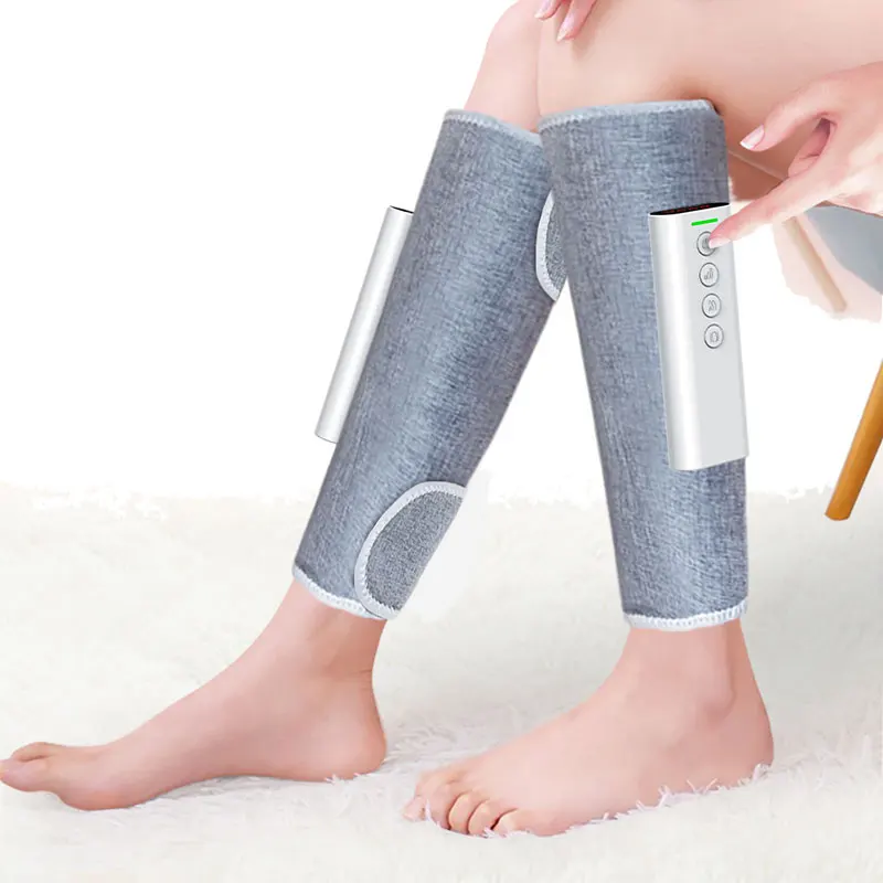 Best Digital Blood Circulation Relaxation Heating Air Pressure Calf Massage  Machine Automatic Air Compression Leg Massager