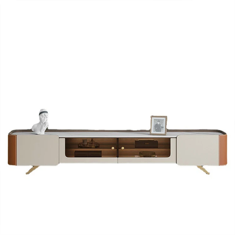 Luxury Combination modern living room center cabinet furniture tv stand and coffee table