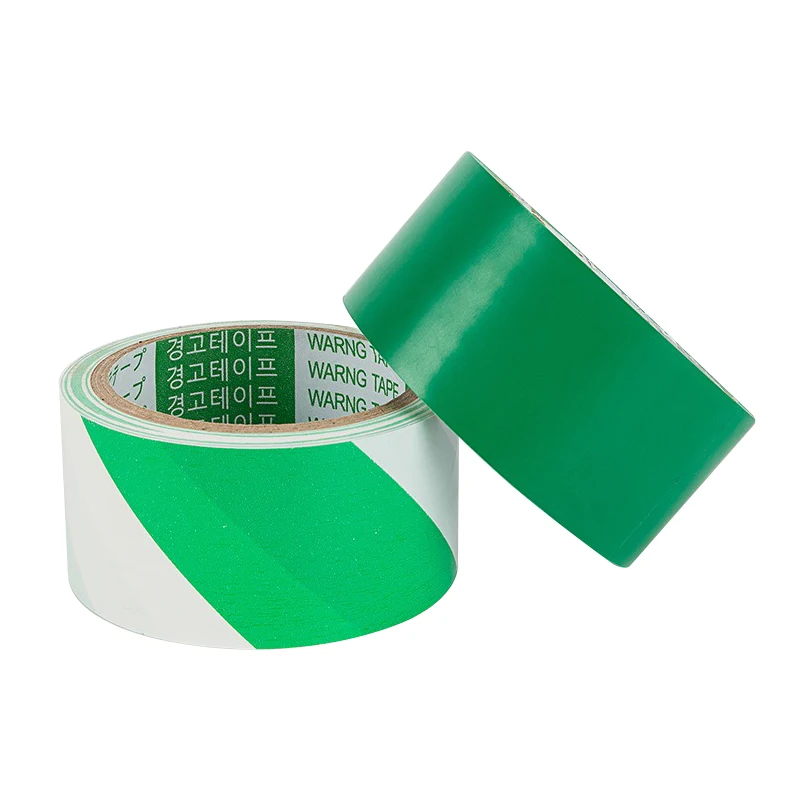 Custom Floor Marking Caution Hazard Lane Safety Warning Adhesive Safety Tape For Industry Ground Sticker PVC Floor Marking Tape