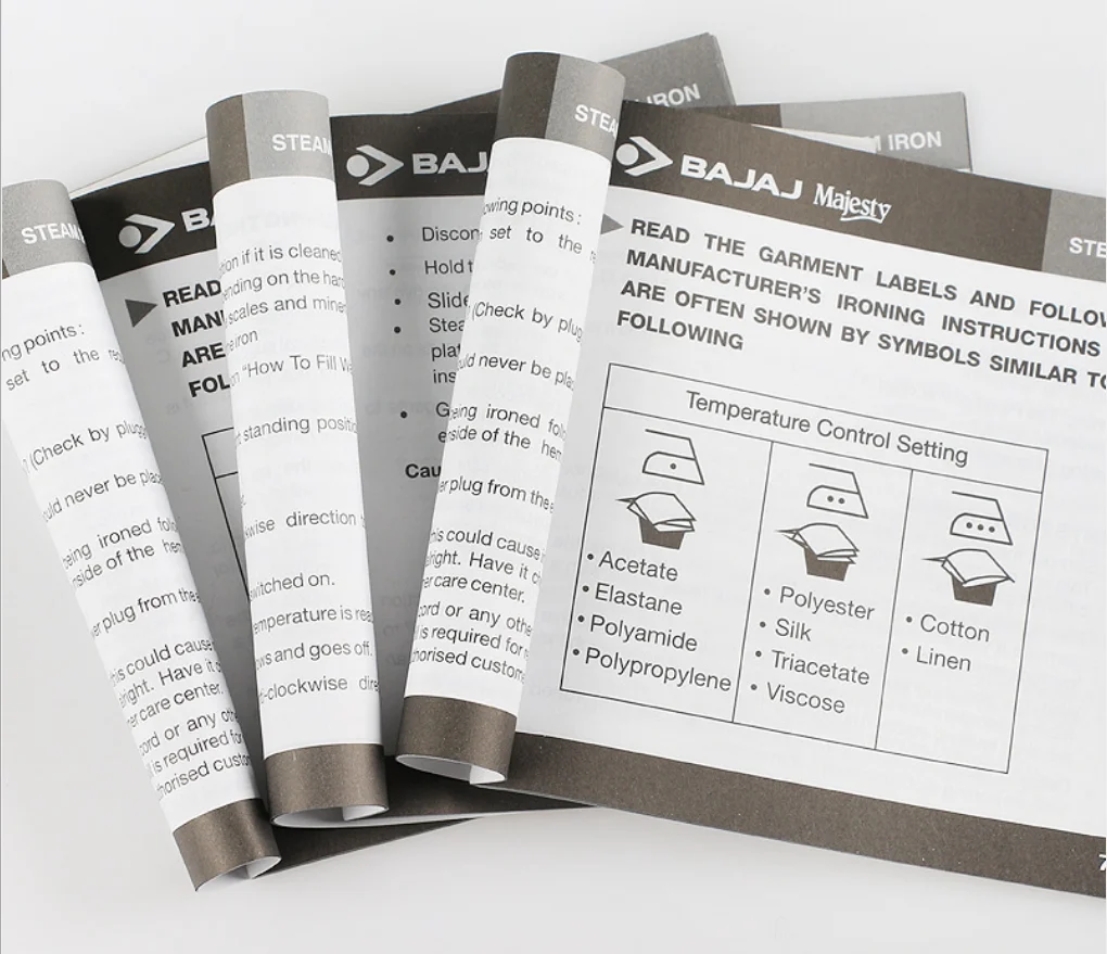 Hot sale Manufacture Custom Waterproof Cardboard brochure brochure pamphlet