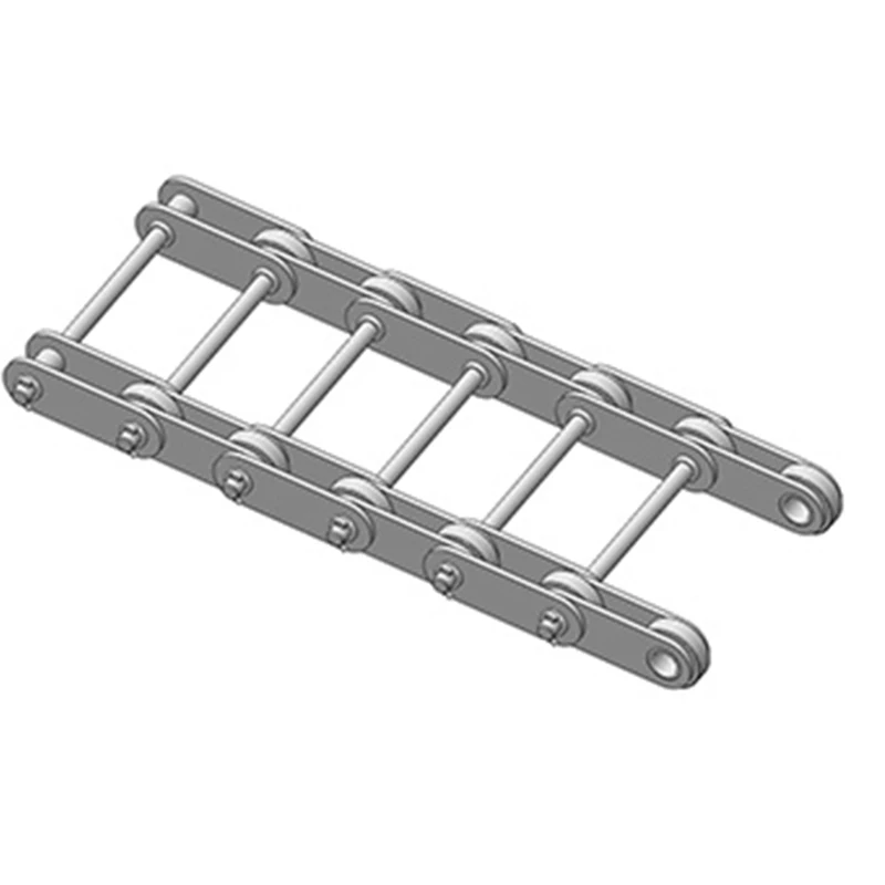 Production Line Pitch 19.05mm~50.80mm Stainless Steel Plastic Roller Steel Roller Transmission Conveyor Chain Double Plus Chain
