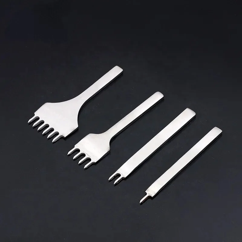 DIY Leather Carving Tool Round Chopping Suture Punching Spacing Hand Sewing Leather Art Carving Tool Set