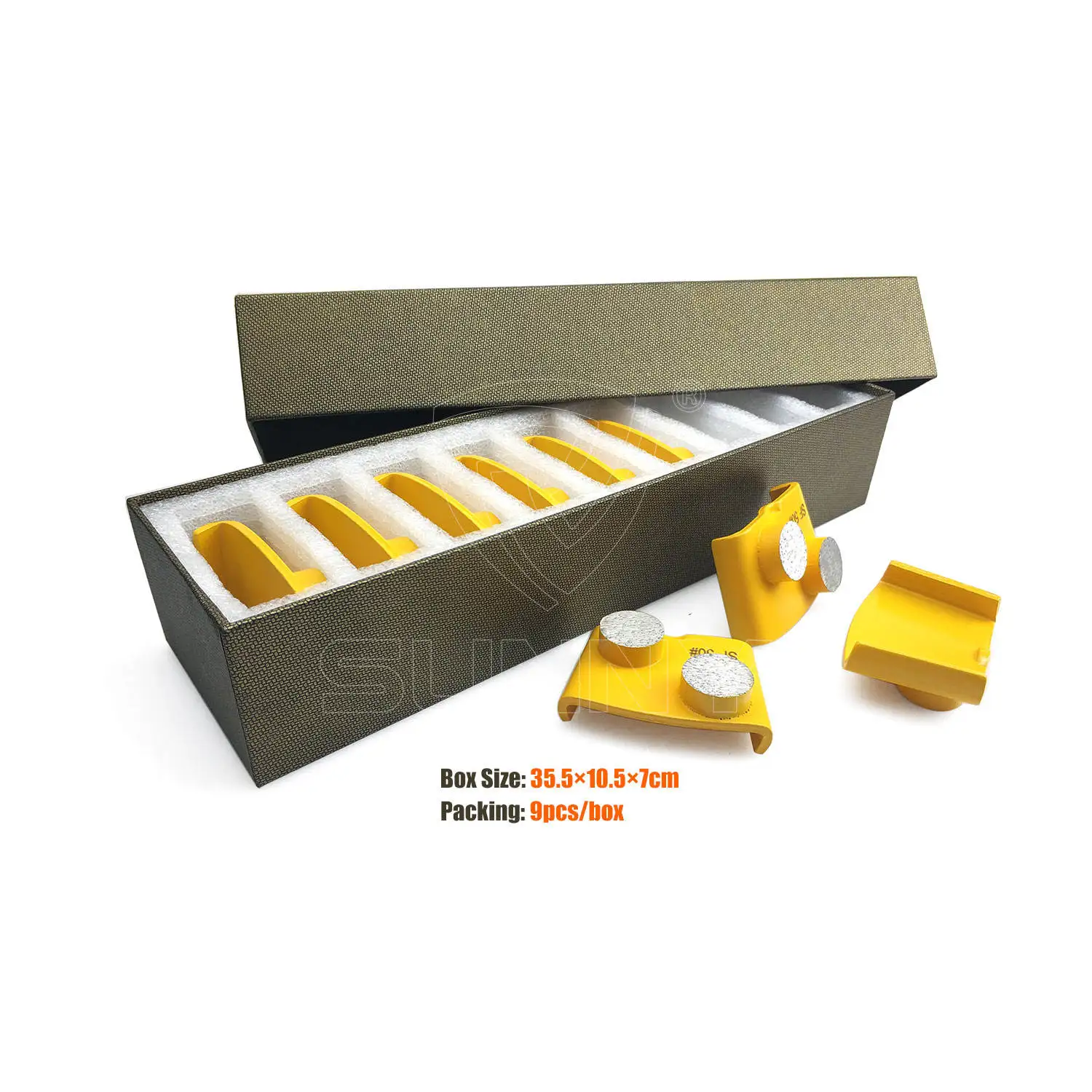 EZ change Velcro Adapter/Factory custom wholesale Two Bar EZ Change Diamond Grinding Tool For Concrete