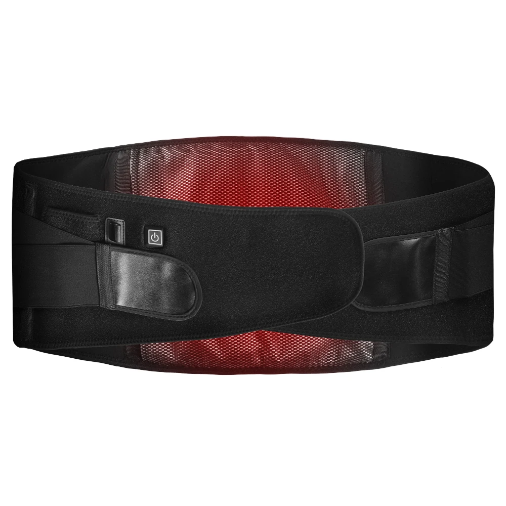 newest Sunmas slimming belt heat function vibrator back pain massager belt