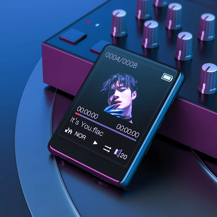 High Quality Ruizu M4 Touch Button Music Mp3 HD Screen Voice Recorder E-book Reading Mp3 Player Lyrics Display