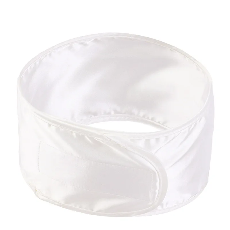 Velcro headband SPA Makeup Headband silk stain adjustable hair bands