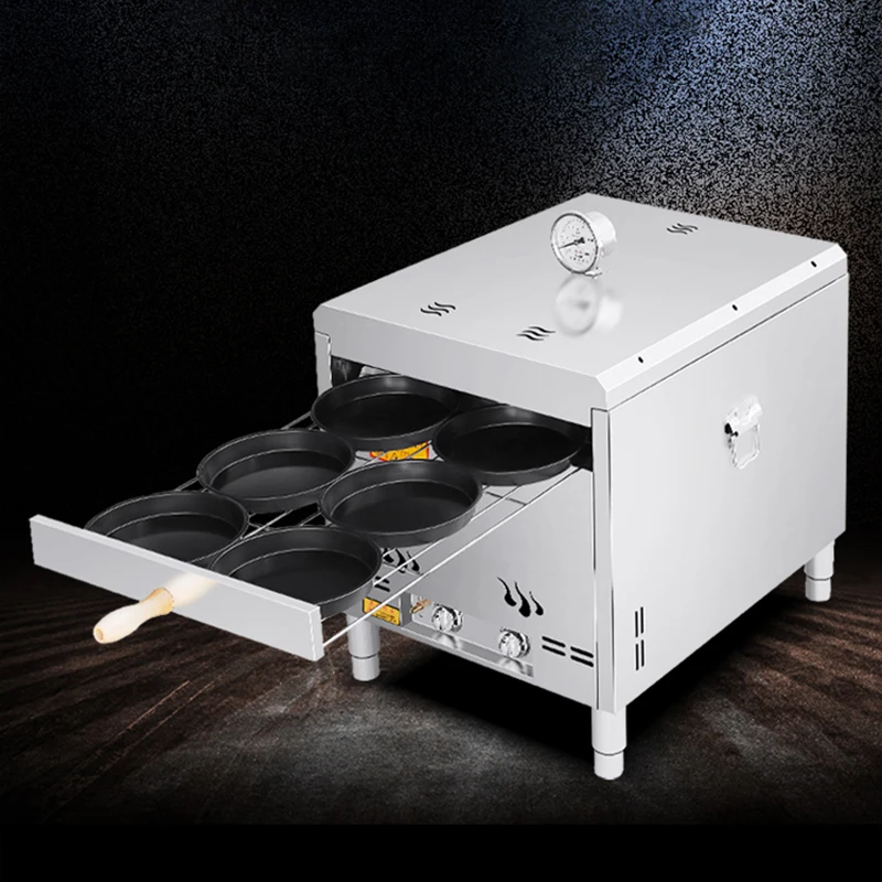 Outdoor Gas portable pizza oven Freshly Baked Mobile Pizza Machine Manual Pizza Oven Baking machine