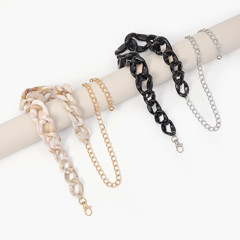 FM the latest waist chain resin synthetic series coat sweater with fashion waist chains african waist beads belly chain