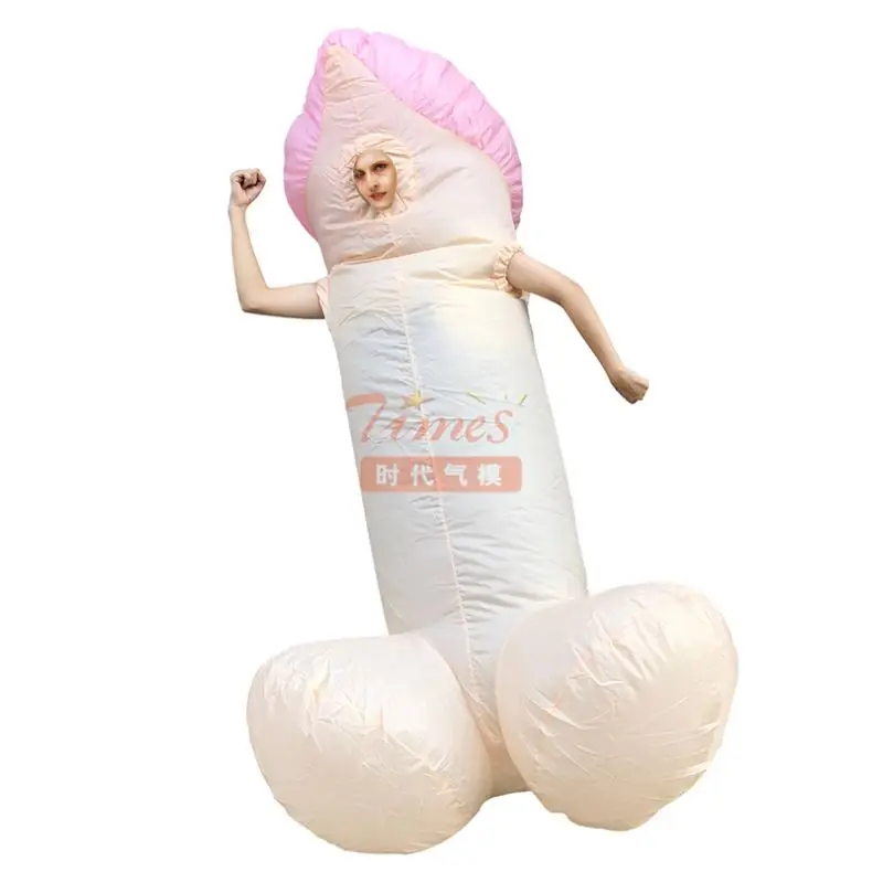 High Quality New Design Funny Costume Fancy Outfit Inflatable Penis Party Costume For Adult