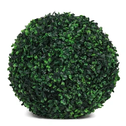 Wholesale Hanging Faux Plants Plastic Artificial Boxwood Topiary Flower Grass Ball For Wedding Home Decoration