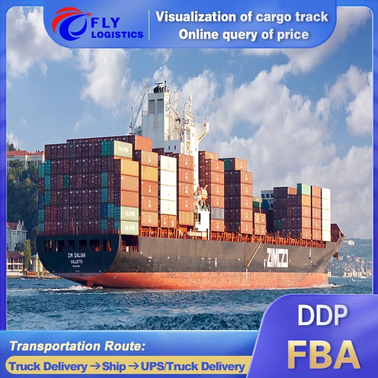 Sea Shipping Cooperate Logistics Express Service Lcl Fcl Fright Forwarder China To Uk Usa Ca FBA Ddp