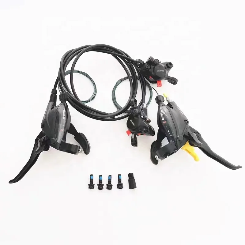 Shimano Acera ST-EF505 EZ Fire Plus + BR-MT200 Hydraulic Disc Brake Set EF505 3*8/ 3*9 Speed One-piece Hydraulic Brake