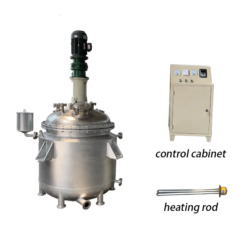 
100l continuous stirred tank reactor batch jacketed biodiesel stainless steel chemical reactor  (60696151688)