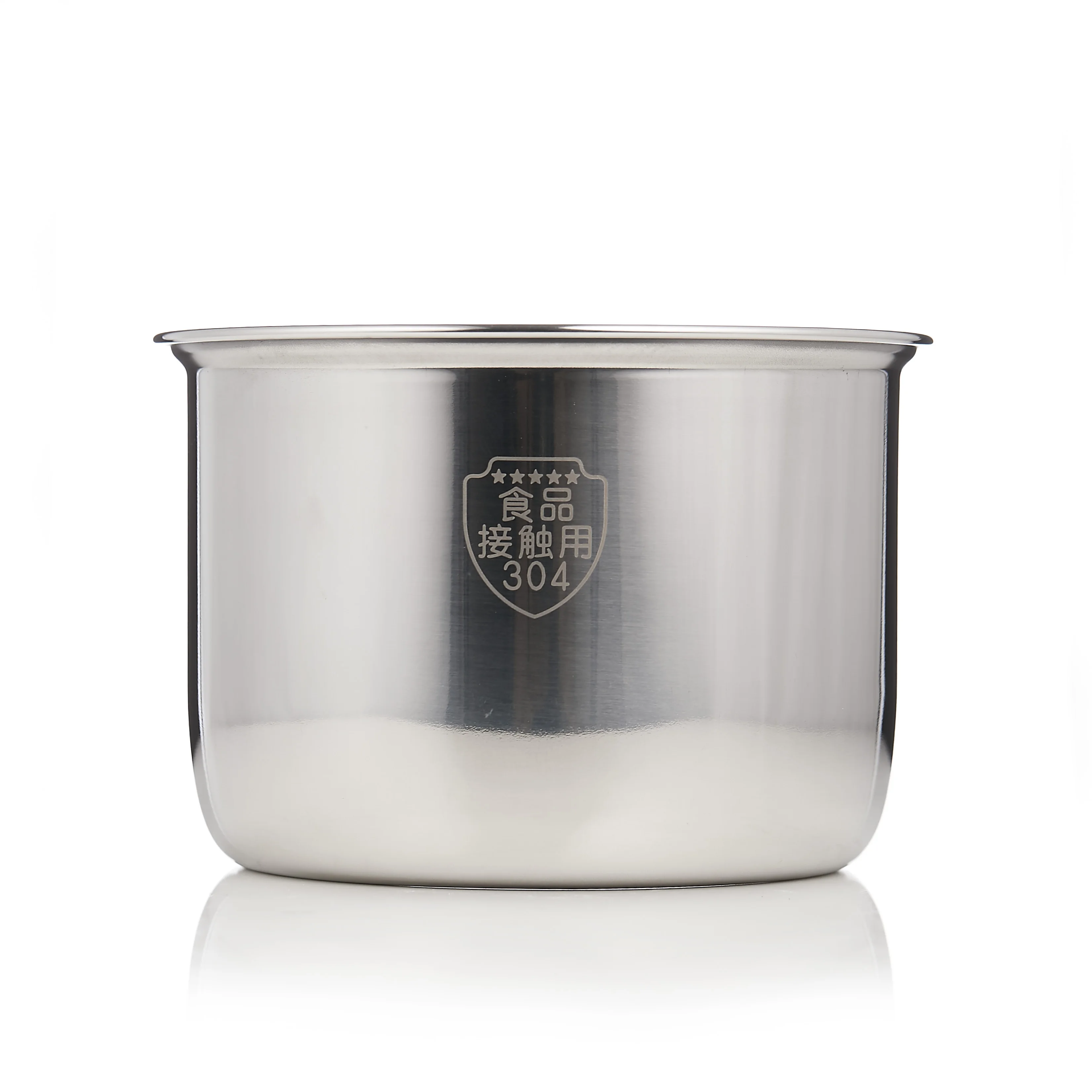 
Non Stick Stainless Steel Rice Cooker Inner Pot 140*100mm 1.2L Rice Cooker Part Rice Cooker Replacement 