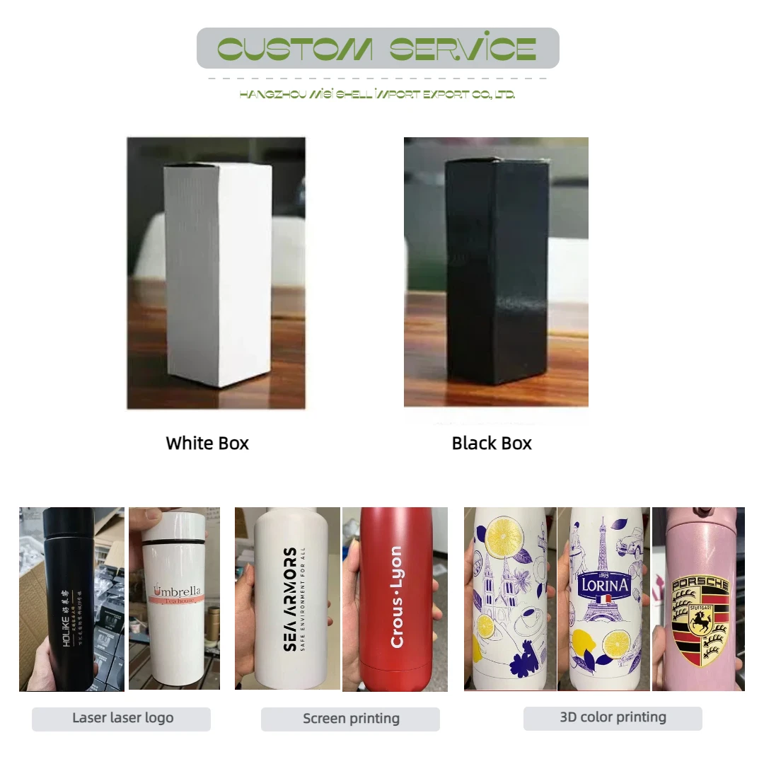 Temperature Water Bottle Stainless Steel Waterbottle Metal Termo Digital Botellas De Agua Smart Water Bottle With Custom Logo