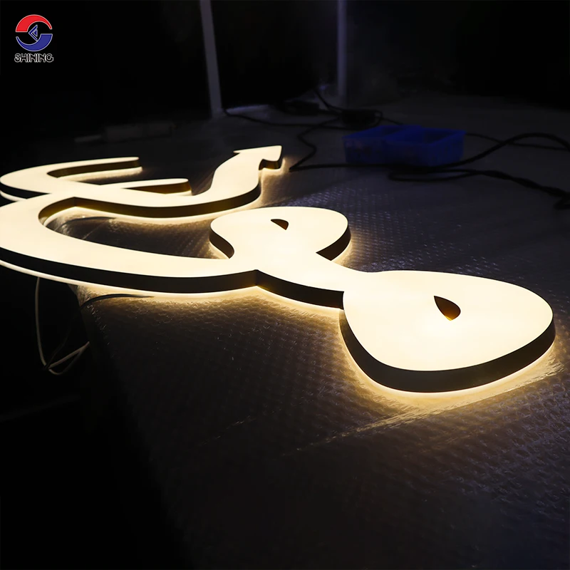 Алфавита дорожный знак завод 3d акриловые на открытом воздухе индивидуальный логотип канала письмо Led подсветкой коробка алюминиевые источники света светящиеся
