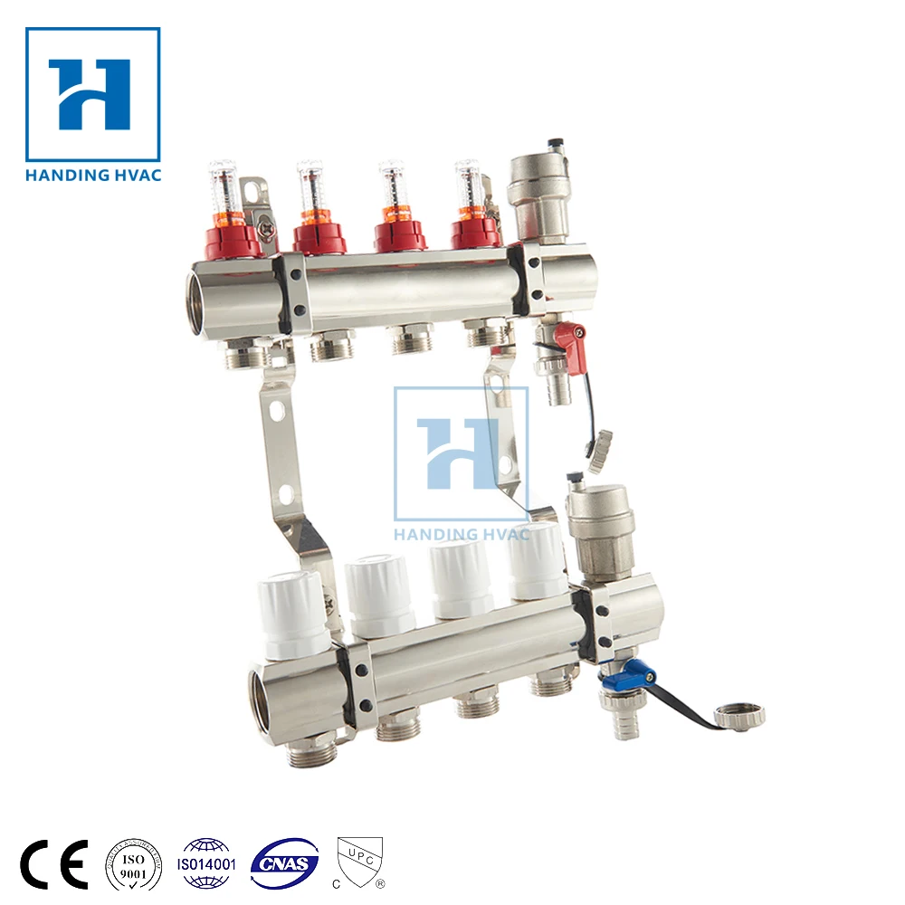 Мануфактура прямые Pex 5 способ магистрали из Желтой меди для системы напольного отопления