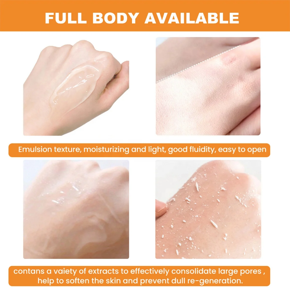 Hot Selling Deep Cleansing Exfoliating Tightening Gel Contain Citrus And Niacinamide  Facial Scrub