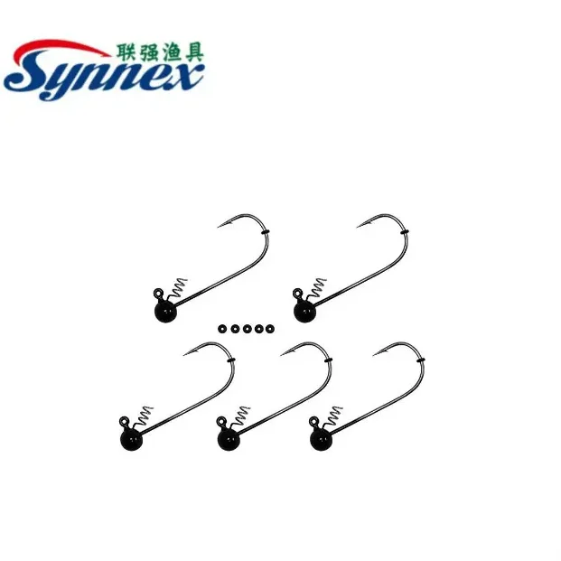 Fish Hooks Hook lure skirts weights bait fishing, round ball lead jig heads