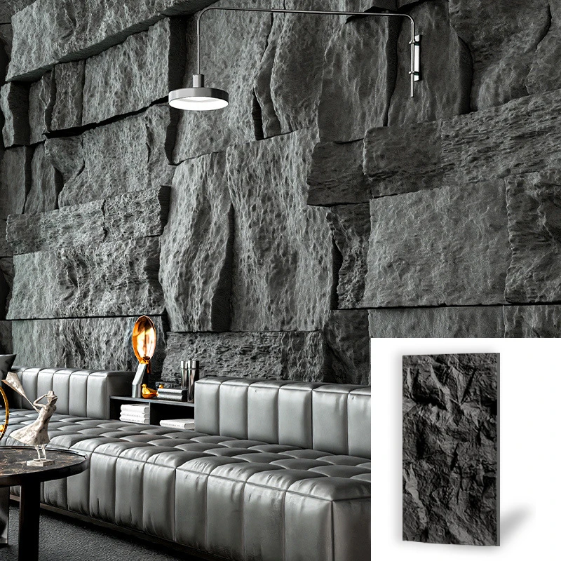 Hot Sale Beautiful Design Polyurethane Faux Rock Waterproof Background Exterior Decorative Wall Panels Pu Stone Wall Panels