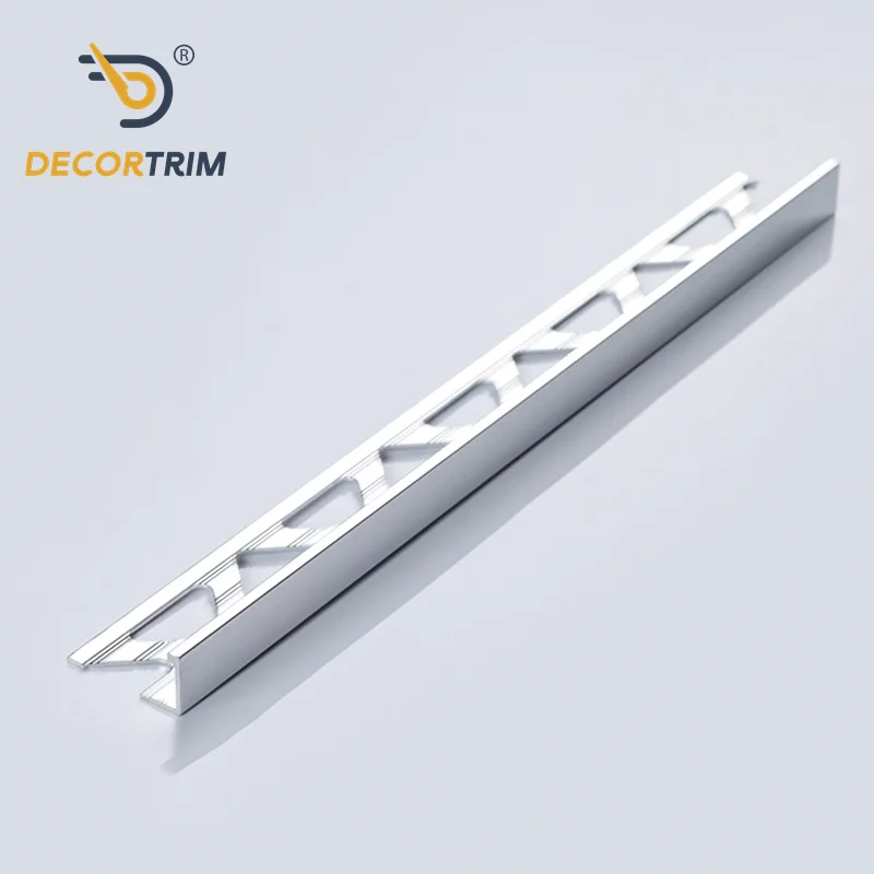 Prolink Metal Custom Factory Ceramic Wall Corner Edge 10mm L Shaped Corner Strip For Tiles Metal Aluminium Profile Tile Trim