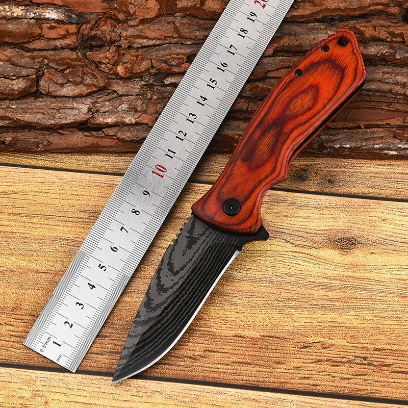 Hot Selling Outdoor Tools Woodpocket Wooden Knife Wood Handle For Knives