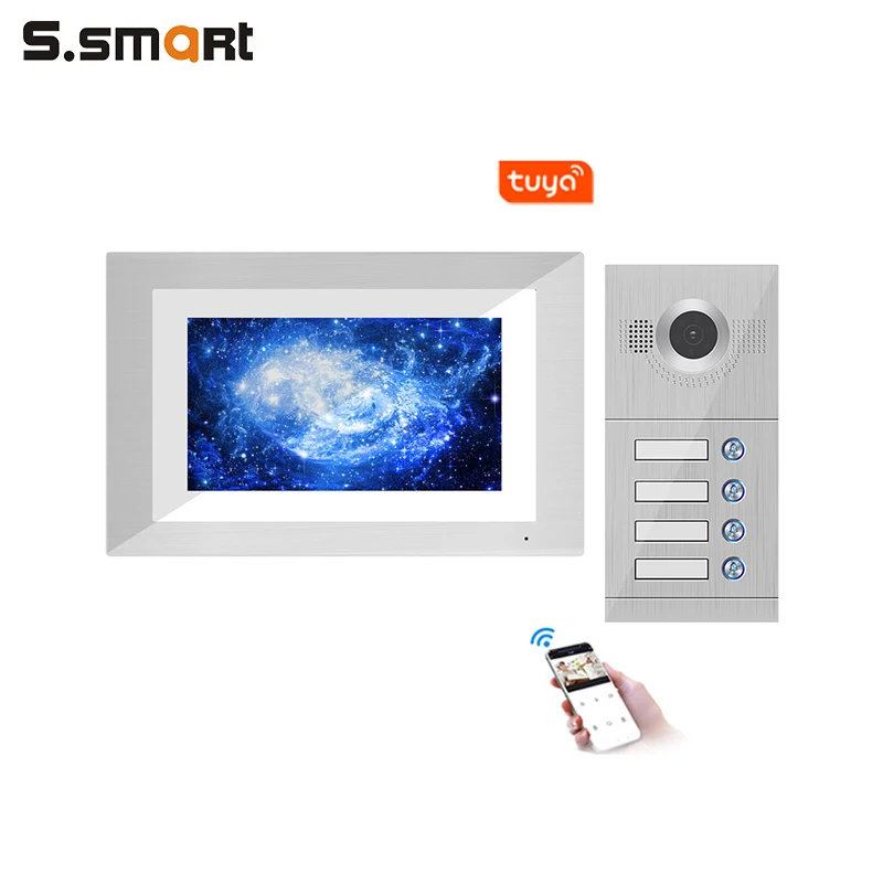 Smart WIFI Ring IP Video Door Bell Room To Room intercom Audio Door Phone For Apartment