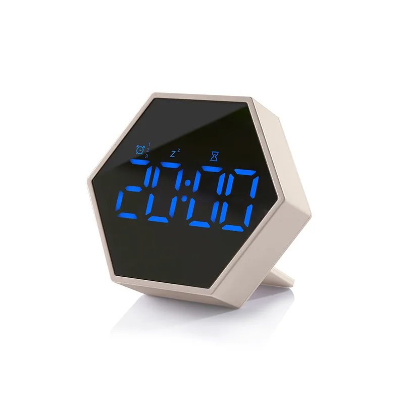 Mirror Digital Timer Geometric Alarm Timer Learn Movement Self-regulation Mute Kitchen Reminder Time Manager for Classroom Home