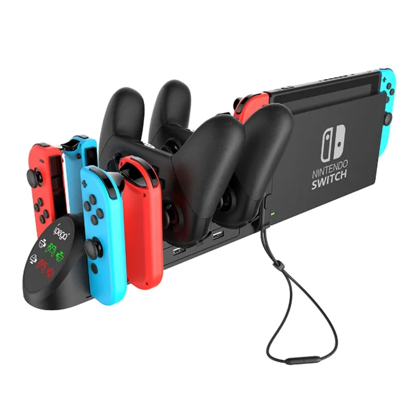Travelcool  Charging Station Dock Charger Stand for Nintendo Switch Joy-con / Switch pro Game Controller and Switch Dock base