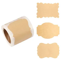 Free Design Custom Shape Die Cut Stickers kraft Paper Adhesive Stickers for Shipping Labels