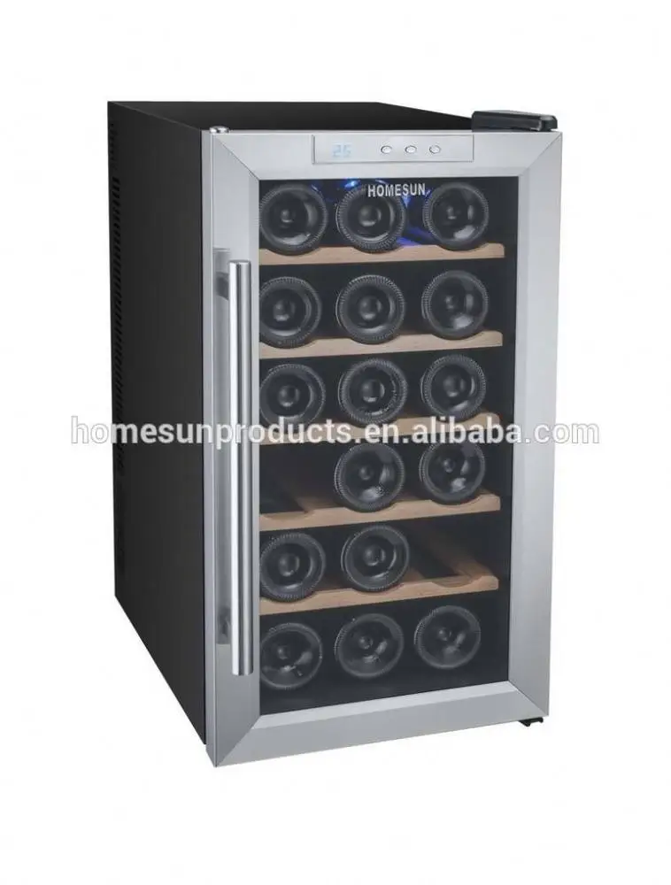 Custom Semiconductor Electric Refrigerator Dual Zone Wine Cooler Manufacturers 18 Bottle SAA