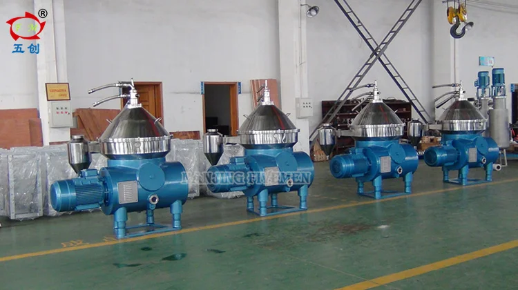 electric disc stack centrifuge separator for separate yeast