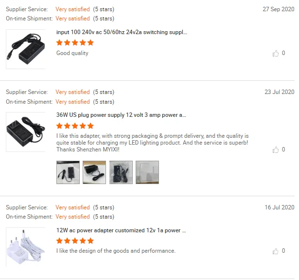 high quality 72W desktop power supply 12v 6a 24v 3a power adapter for Led lighting