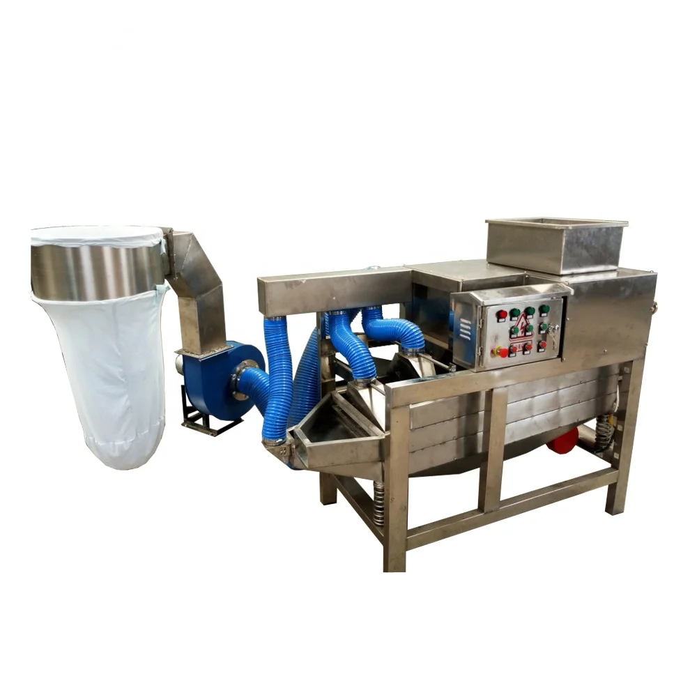 Cocoa Bean Peeling And Screening Machine Cocoa Bean Winnower Cacao Winnowing Machine